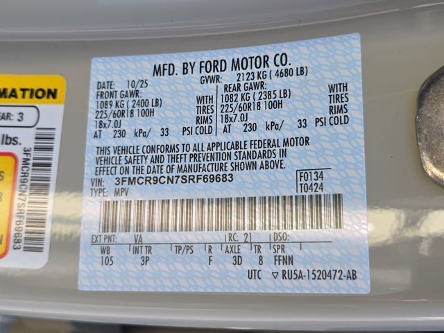 2025 Ford Bronco Sport Outer Banks