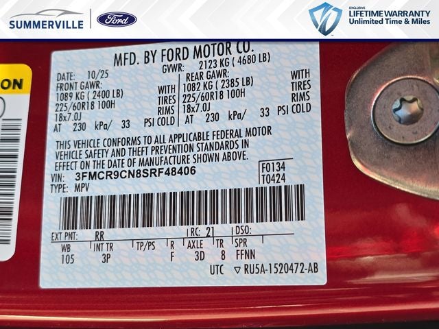 2025 Ford Bronco Sport Outer Banks