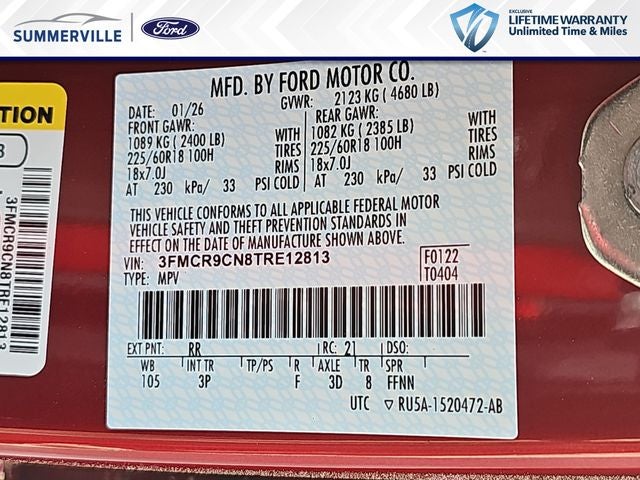 2026 Ford Bronco Sport Outer Banks