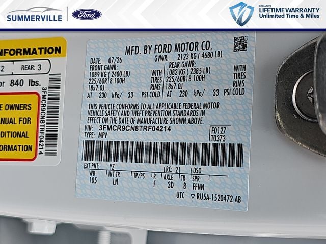 2026 Ford Bronco Sport Outer Banks