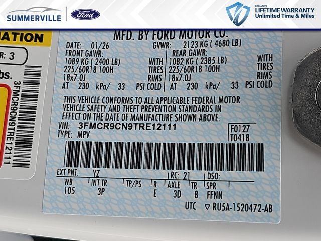 2026 Ford Bronco Sport Outer Banks