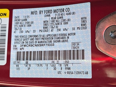 2025 Ford Bronco Sport Outer Banks