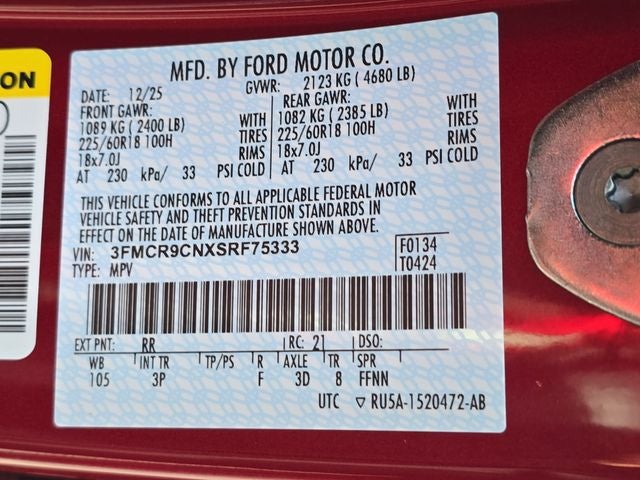 2025 Ford Bronco Sport Outer Banks