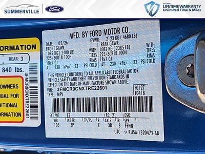 2026 Ford Bronco Sport Outer Banks