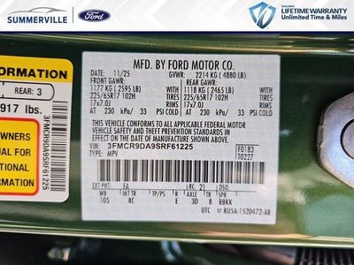 2025 Ford Bronco Sport Badlands