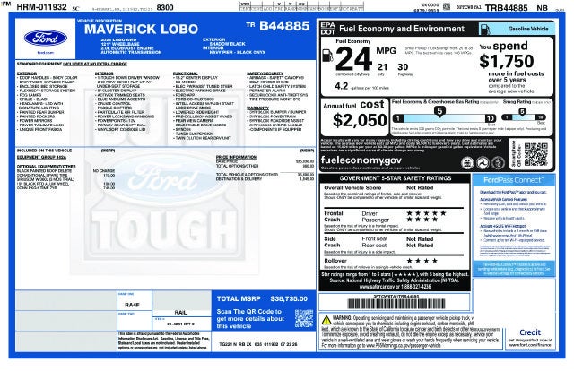 2026 Ford Maverick Lobo Standard
