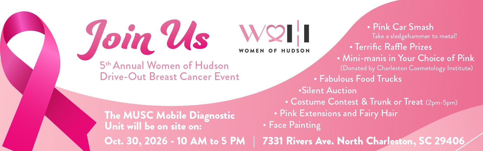5th Annual Women of Hudson Drive-Out Breast Cancer Event