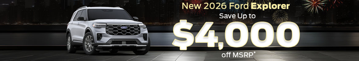 New 2026 Ford Explorer