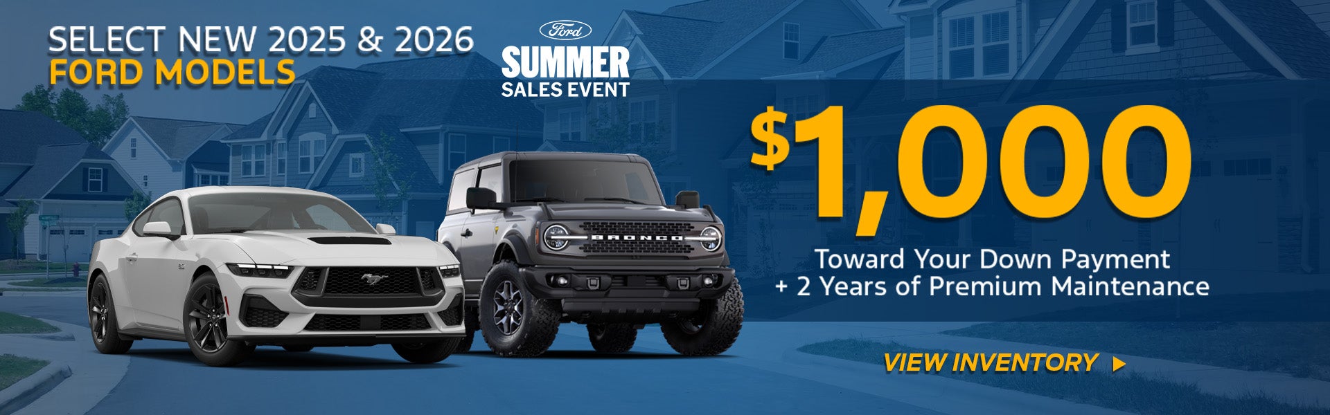 SELECT NEW 2025 & 2026 FORD MODELS