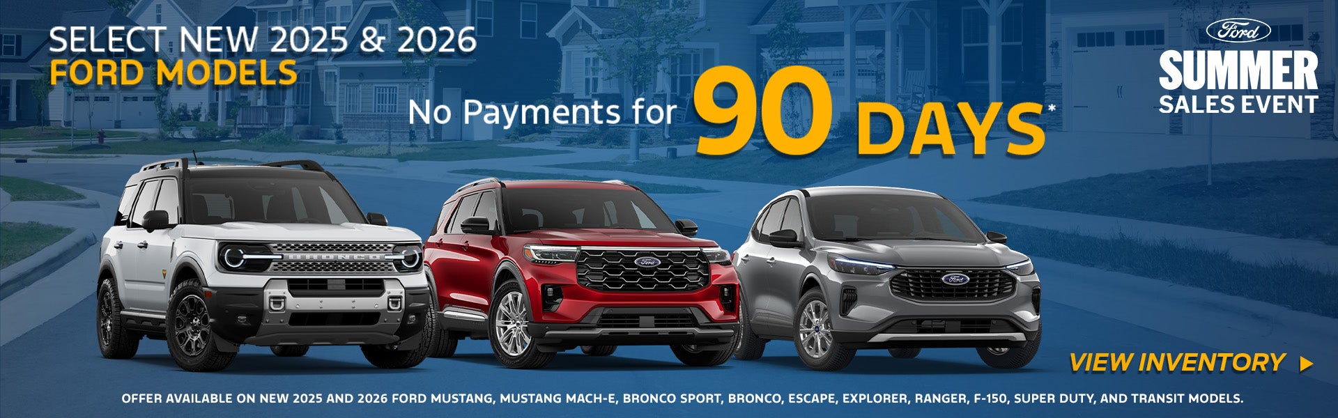 SELECT NEW 2025 & 2026 FORD MODELS