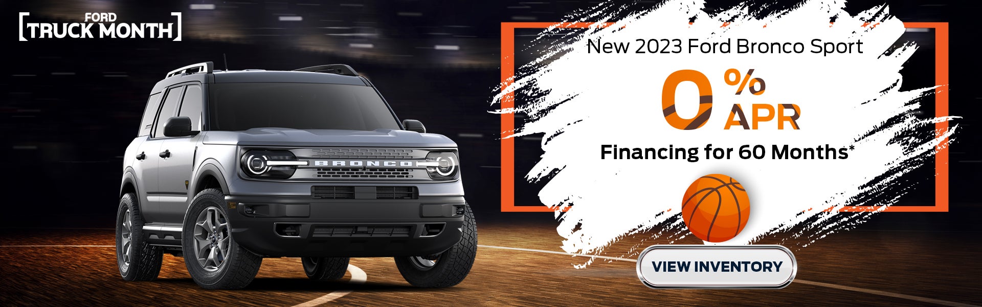 0% APR on a new 2023 Ford Bronco Sport in Summerville, SC