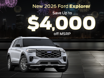 New 2026 Ford Explorer