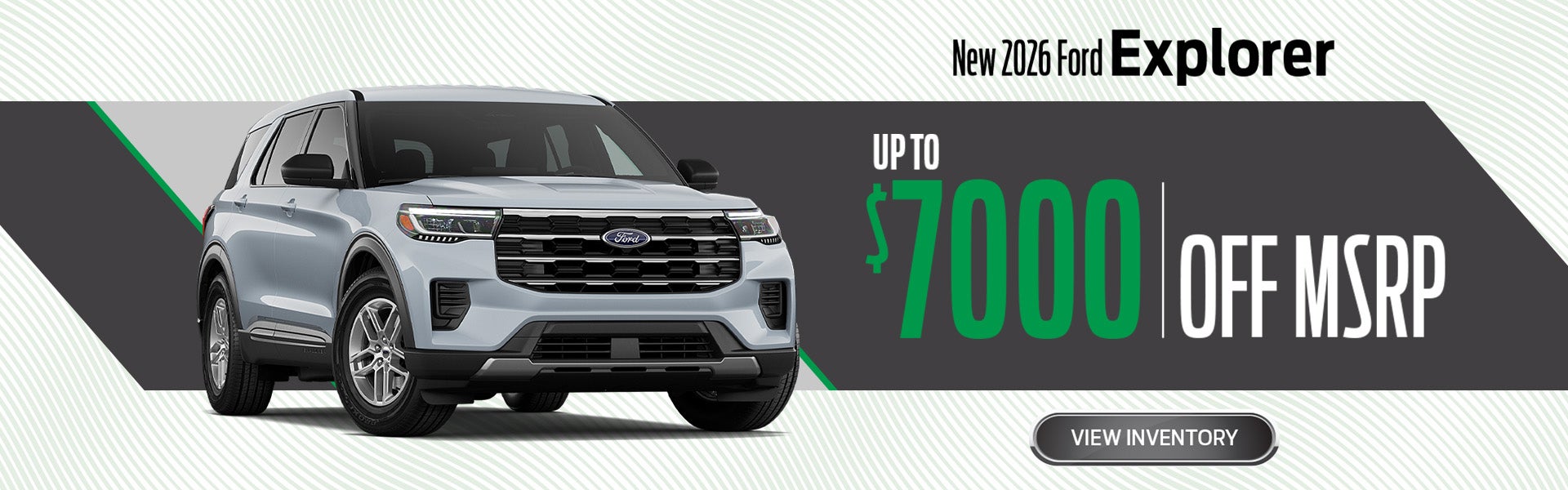 Get up to $7,000 off on select new 2026 Ford Explorer models