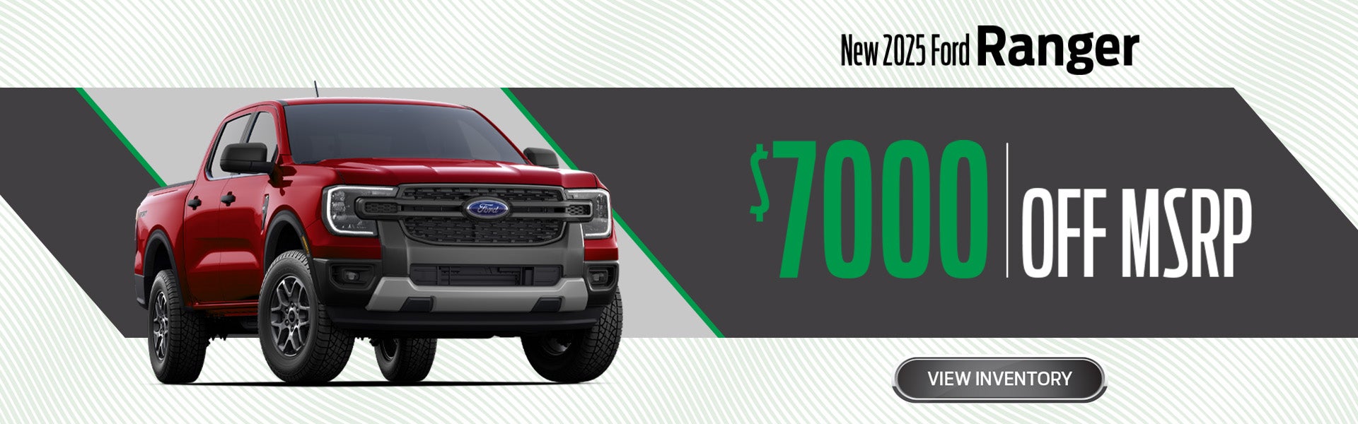 Get up to $7,000 off on select new 2025 Ford Ranger models